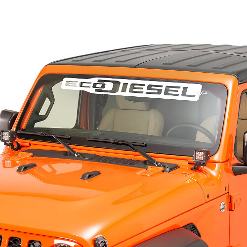 Windshield Window Jeep EcoDiesel Graphic Vinyl Decal Sticker
