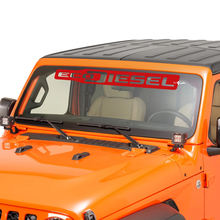 Windshield Window Jeep EcoDiesel Graphic Vinyl Decal Sticker
 3