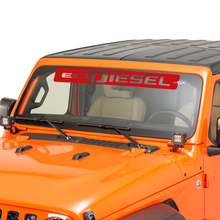 Windshield Window Jeep EcoDiesel Graphic Vinyl Decal Sticker 2
 2
