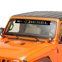 Windshield Window Jeep EcoDiesel Graphic Vinyl Decal Sticker 2
 3