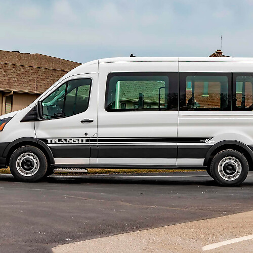 Ford Transit Vinyl Side Stripes Decals 2
