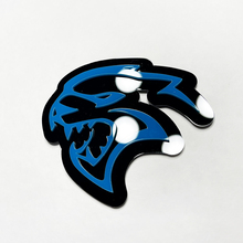 Custom 3D Badge Hellcat Dodge Fender Badges Tailgate Emblem Front Grille Badge Blue
 2