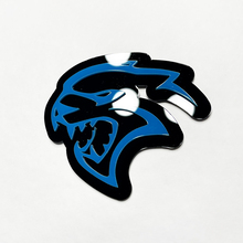 Custom 3D Badge Hellcat Dodge Fender Badges Tailgate Emblem Front Grille Badge Blue
 5