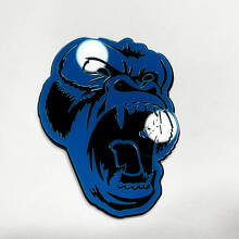 Custom 3D Badge Angry Gorilla Fender Tailgate Front Grille Badges Emblem 2 4
