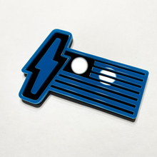 Ford 150 Lightning US Flag 3D Badge - Custom Fender Badges Emblem Red and Black
 3