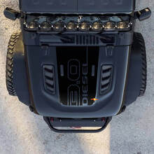 Hood 3.0 Diesel Jeep Graphic Vinyl Decal Sticker
 3