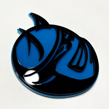 Custom 3D Badge Drag Bee Demon Dodge Charger Challenger logo Fender Badges Emblem Red and Grey
 5