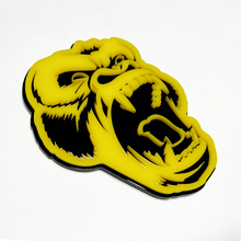 Custom 3D Badge Angry Gorilla Fender Tailgate Front Grille Badges Emblem Black and Yellow
 4