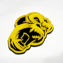 Custom 3D Badge Angry Gorilla Fender Tailgate Front Grille Badges Emblem 3 5