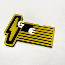 Ford 150 Lightning US Flag 3D Badge - Custom Fender Badges Emblem Yellow and Black
 2