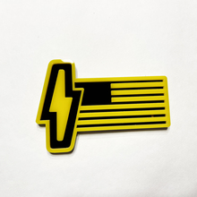 Ford 150 Lightning US Flag 3D Badge - Custom Fender Badges Emblem Yellow and Black
 3