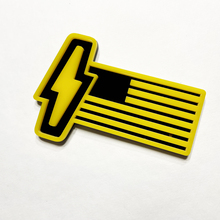 Ford 150 Lightning US Flag 3D Badge - Custom Fender Badges Emblem Yellow and Black
 5
