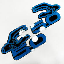 COYOTE 5.0 Fender Badges Emblem 3D Badge Black vs Blue
 4