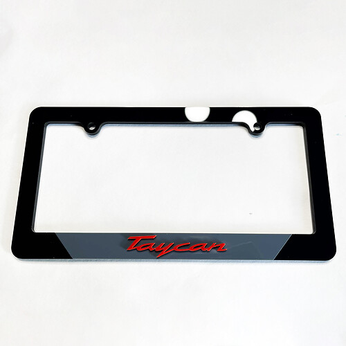 Porsche Taycan Vehicle License Plate Covers Frames Decor
