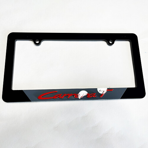 Porsche Carrera T Vehicle License Plate Covers Frames Decor
 1