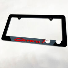 Vehicle Licence Plate Covers Frames Decor 2 For Porsche Carrera T 4
