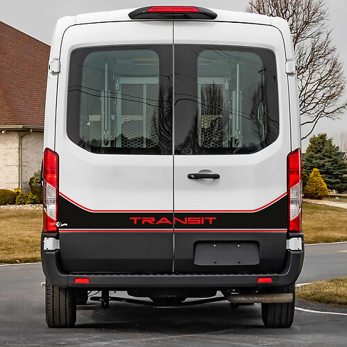 Ford Transit Rear Doors Graphics Vinyl Decal Sticker 4
