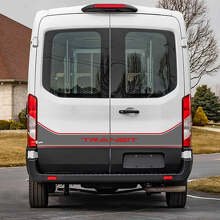 Transit Lettering Line Rear Doors Graphics Vinyl Decal Sticker 4 for Musclecar Transit 2