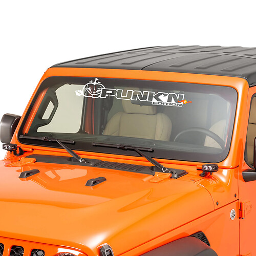 Windshield Window Jeep Punk'n Edition Graphic Vinyl Decal Sticker
