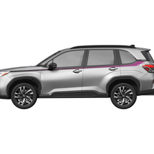 Side Doors Rocker Panel Racing Stripes Vinyl Decal - Graphic Sticker universal fit Suba Forester
 3