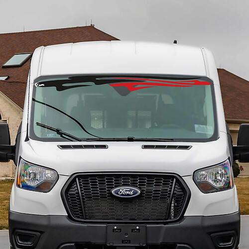 Ford Transit Tribal Stripes Windshield Vinyl Decal Sticker 2
