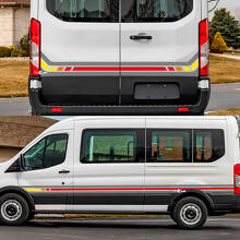 Ford Transit Retro Rear Side Doors Graphics Vinyl Decal Sticker
 2