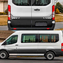 Ford Transit Retro Rear Side Doors Graphics Vinyl Decal Sticker
 3