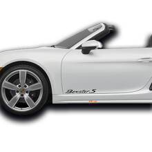 Boxster S Side Door Vinyl Decal Pair for Porsche Boxster_4
