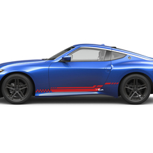 Side Stripe Checkered  Decal Kit for Nissan Z Sport
 3