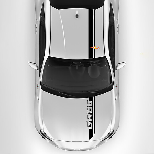 Toyota GR86 Hood Roof Trunk Racing Stripes Graphics Decals Stickers

