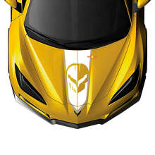 Chevy Chevrolet Corvette Jake C8 Hood 2 colors Vinyl Decal Sticker
 2