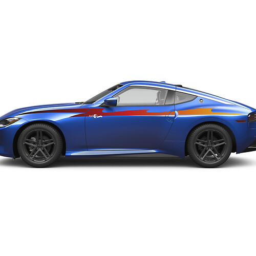 Side Stripe Gradient Decal Kit for Nissan Z Sport 2
