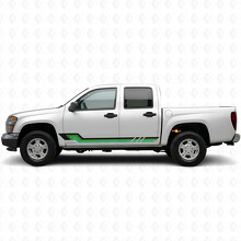 Retro Parallel Door & Rocker Panel Vinyl Stripes for Chevrolet Colorado 1st Gen 2004-2012_3