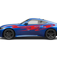 Side Abstract Graphics Doors Decal Kit for Nissan Z Sport
 3