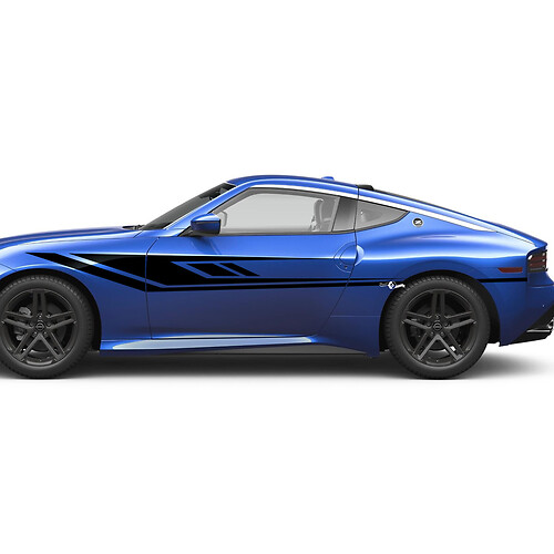 Side Racing Graphics Decal Sticker Kit for Nissan Z Sport
