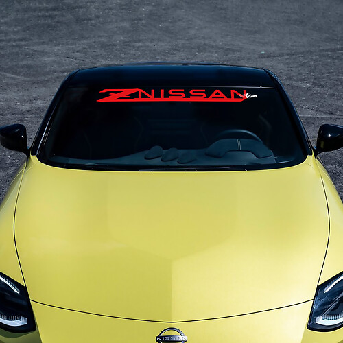 Windshield Z Stripe Decal Sticker for Nissan Z Sport
