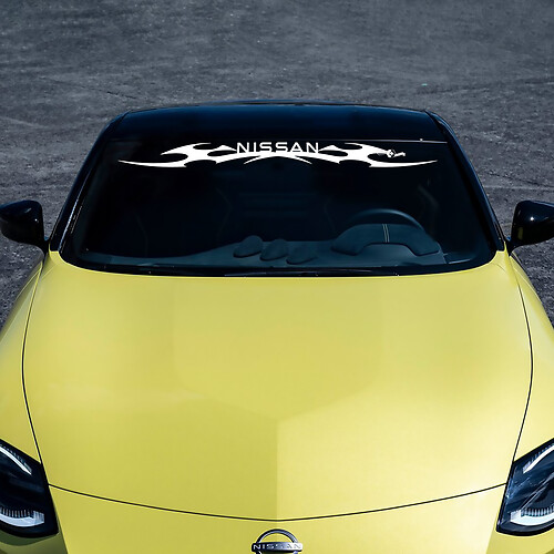 Windshield Z flame Stripe Decal Sticker for Nissan Z Sport 2
