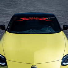Windshield Z flame Stripe Decal Sticker for Nissan Z Sport 2
 3