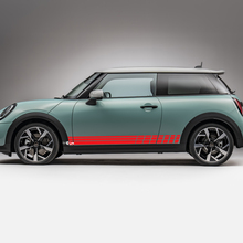 Side Racing stripes graphics decal for Mini Cooper S
 3