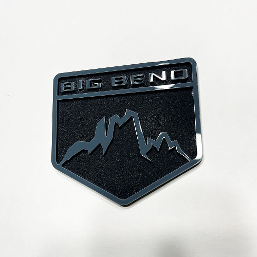 Bronco Big Bend Mountains Fender Badges Tailgate Emblem 3D Badge
