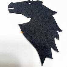 Horse Head Fender Badges Tailgate 3D Emblem 2 for Bronco 3