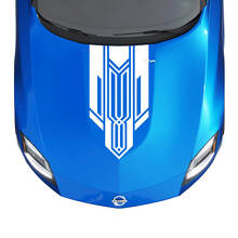 Hood Lines Stripe Decal Kit for Nissan Z Sport
 2