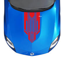 Hood Lines Stripe Decal Kit for Nissan Z Sport
 3
