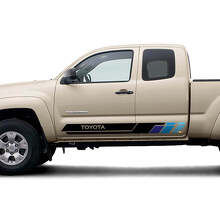 Retro Style Side Door Stripes Vinyl Decal Kit for Toyota Tacoma_5
