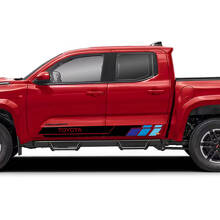 Retro Style Side Door Stripes Vinyl Decal Kit for Toyota Tacoma_9