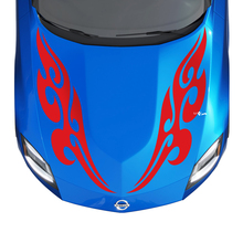 Hood Tribal Flames Stripe Decal Kit for Nissan Z Sport
 3