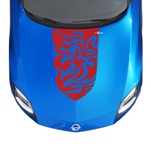 Hood Tribal Flames Stripe Decal Kit for Nissan Z Sport
 3