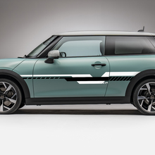 Side Racing 2 colors stripes graphics decal for Mini Cooper S 3
 3