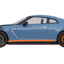 2x Side Doors Graphics Nismo Stripe Line Decal Kit for Nissan GT-R 2
 3