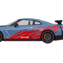 2x Side Graphics Nismo Stripe Line Decal Kit for Nissan GT-R
 2